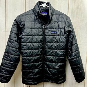 Kids' Nano Puff® Brick Quilt Jacket. Size L (12). Excellent condition. Black.